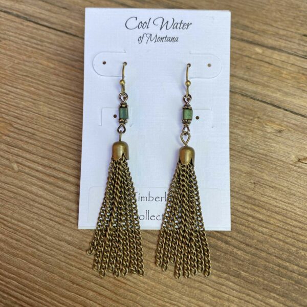 Timberline Swing-y Tassel Earrings #EW803-184 - Image 3