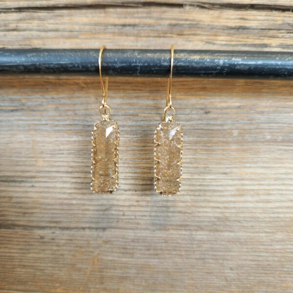 Timberline Crackled Glass Earrings #EW840-184