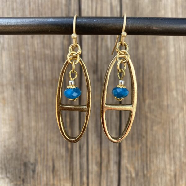 Headwaters Barred Oval Earrings #EW845-221