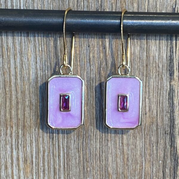 Sweet Dreams Rectangle Earrings #EW875-220