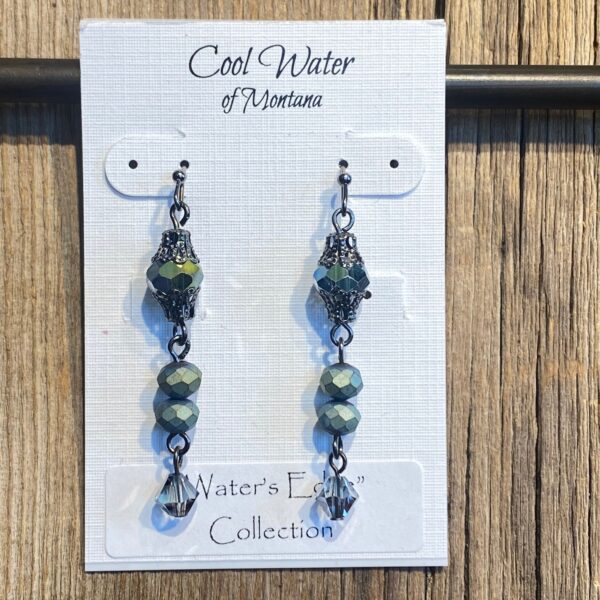 Water's Edge Long Earrings #EW837-198 - Image 2