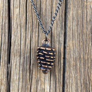 Copper Forest Pinecone Pendant #NC688-219