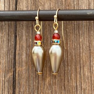 Indian Summer Pearl Earrings #EW901-224