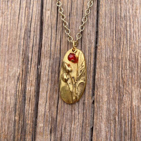 Indian Summer Blossom Oval Pendant #NC690-224