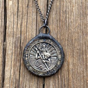 Renaissance Soldered St. Christopher Pendant #NC695