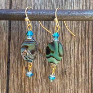 Headwaters Paua Shell Earrings #EW928-221