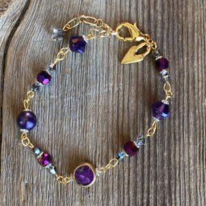 Huckleberry Creek Gemstone Bracelet #BC117-139