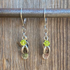 Margaritaville Flip Flop Leverback Earrings #EW926-197