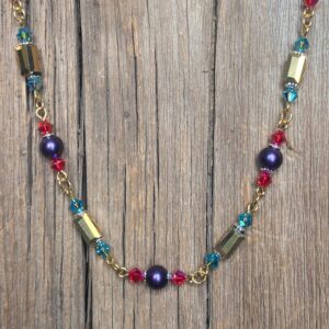 Watercolor Crystal Choker #NC566-225(C)