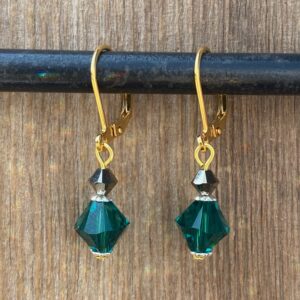Echoes of Ireland Crystal Drop Leverback Earrings #EW628-230