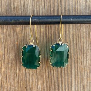 Echoes of Ireland Rectangular Crystal Earrings #EW831-230