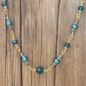 Echoes of Ireland Pearl & Crystal Choker #NC566-230
