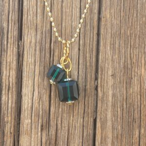 Echoes of Ireland Crystal Cubes Necklace #NC684-230