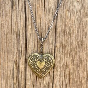 P.S. I Love You Heart Locket #NC719